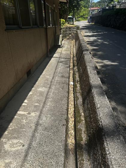 雨樋・溝掃除（庄原市）
